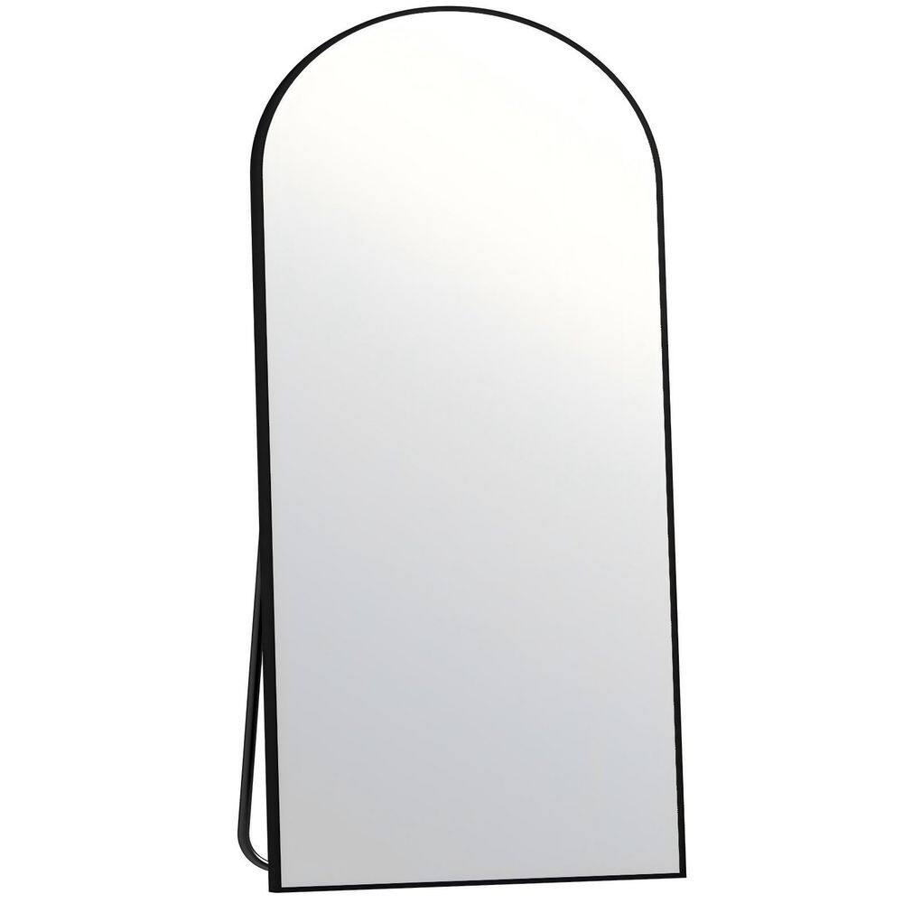 Morden Black 30 in. W x 71 in. H Arched Aluminum Alloy Frame Full Length Standing Mirror price history on PriceWatchPro