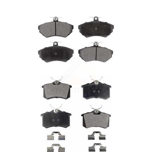 TEC Front Rear Ceramic Brake Pads Kit For Volkswagen Golf Passat KTC-100369