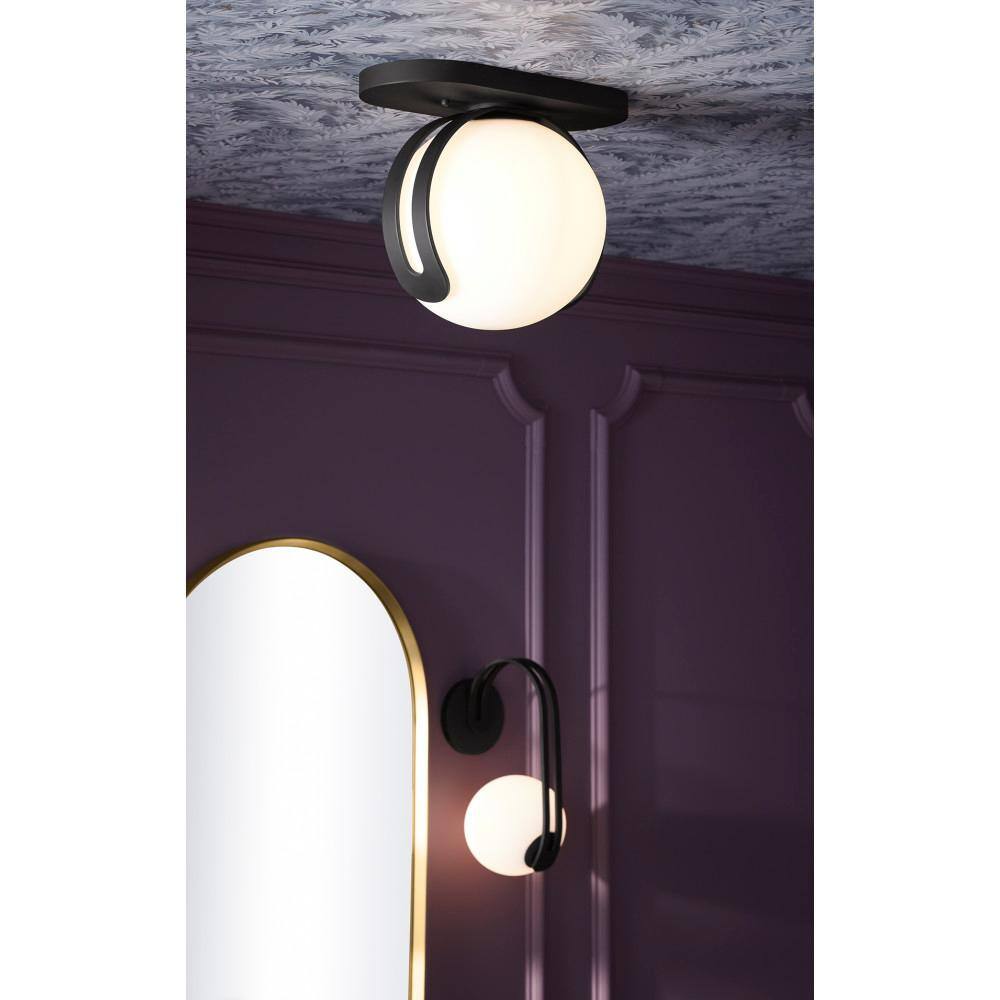 Matte Black 13" Direct Wired Electric Wall Sconce