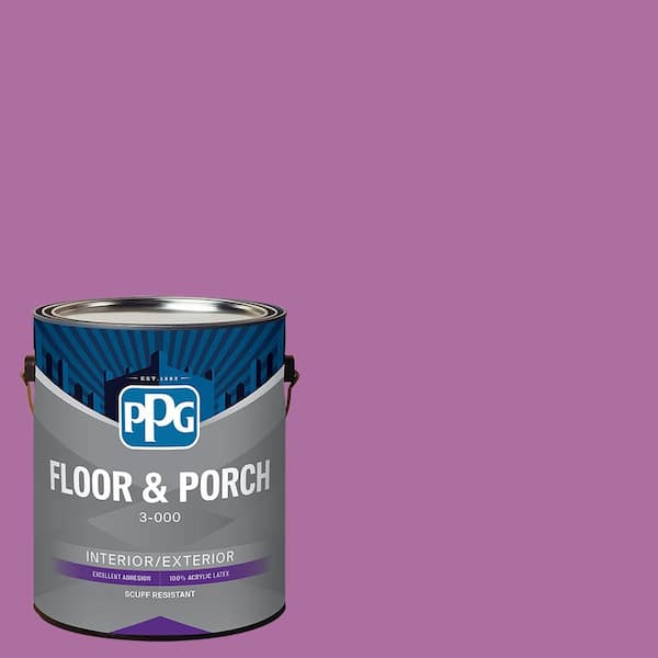 PPG 1 gal. PPG1251-6 Mulberry Bush Satin Interior/Exterior Floor and Porch Paint
