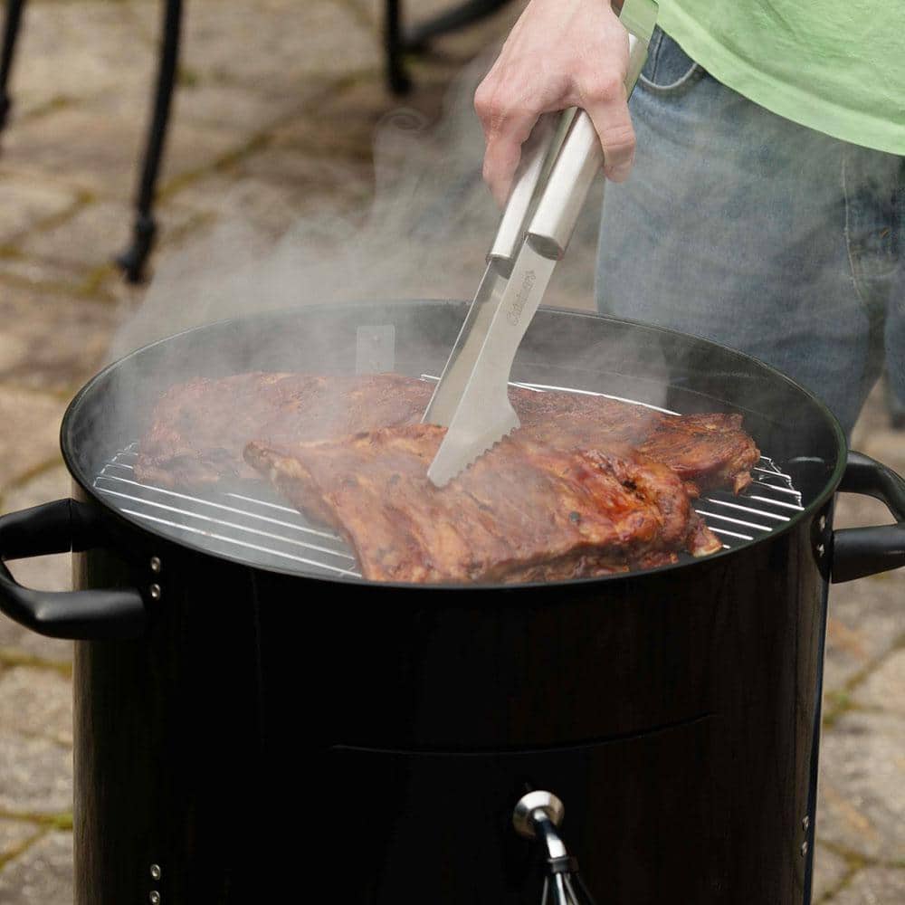 Cuisinart 18" Vertical Charcoal Smoker with Dual Vents, Black