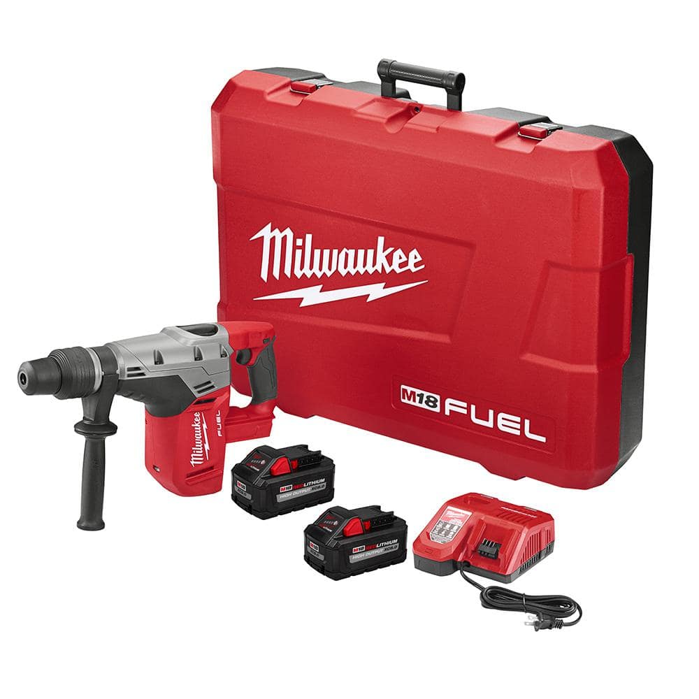 M18 FUEL 18V Lithium-Ion Brushless Cordless 1-9/16 in. SDS-Max Rotary Hammer Kit w/6.0ah Battery -  Milwaukee, 2717-22HD-4