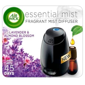 Essential Mist 0.67 oz. Lavender and Almond Blossom Automatic Air Freshener Diffuser with Refill