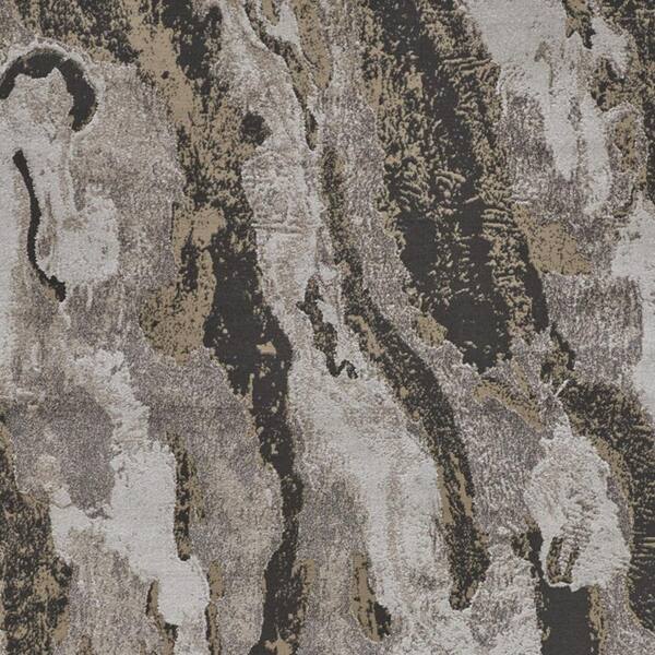 2 x 3 Brown, Ivory Abstract Area Rug