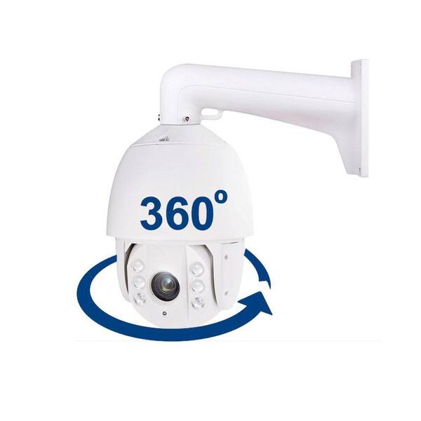 LaView Indoor or Outdoor CCTV PTZ Dome Wired 30x Optical Zoom Security IP Standard Surveillance Camera with Night Vision