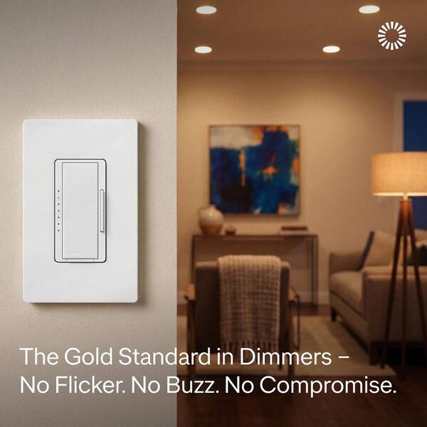 Lutron Maestro PRO LED+ Tap Dimmer Switch for 250W LED, 500W ELV