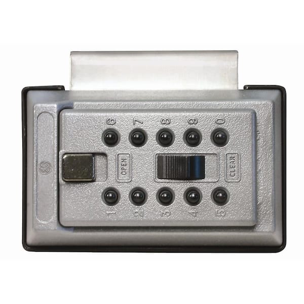 Kidde Portable Over-The-Door Mount Box with Pushbutton Combination Lock, ​Titanium