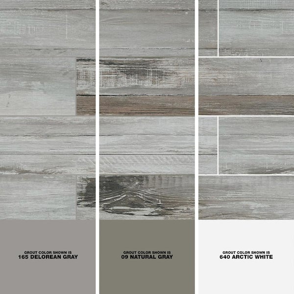 Duttonwood Ash 7 in. x 20 in. Glazed Ceramic Floor and Wall Tile (14.58 sq. ft. / case) Duttonwood Ash 7 in. x 20 in. Glazed Ceramic Floor and Wall Tile (14.58 sq. ft. / case)
