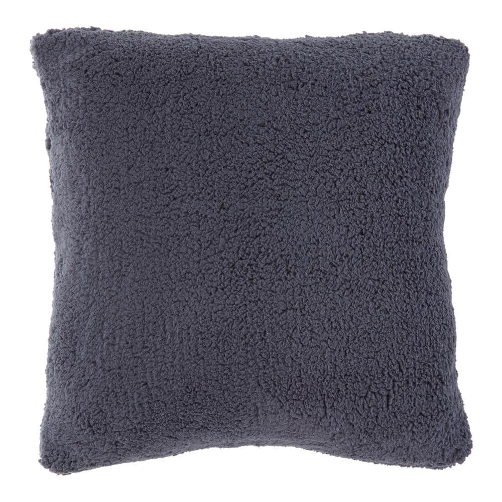 Blue Steel Sherpa 20 in. x 20 in. Throw Pillow price history on PriceWatchPro