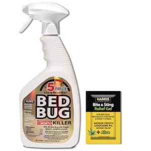 5-Minute Bed Bug Killer 32 oz. and Insect Bite and Sting Relief Gel Pack