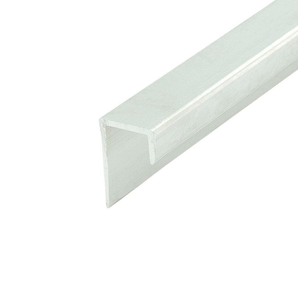 0.65 in. D x 1 in. W x 36 in. L Unfinished Paintable Mill Metal Aluminum Cap Moulding Fits 1/2 in. Boards (4-PACK) price history on PriceWatchPro