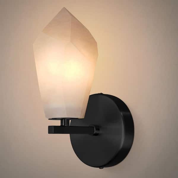 14 in. 1-Light Black Wall Sconce, Vanity light, Modern Wall Light for Living Room, Bathroom, Bedroom