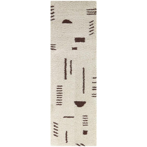 Rupa Wine 2 ft. x 7 ft. Tribal Runner Rug