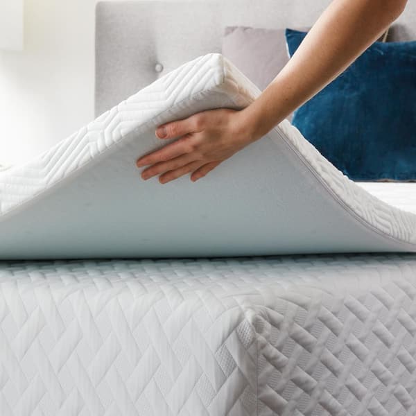 LUCID Gel Memory Foam Mattress Topper Comfort Collection 3 inch Cushion Bed Twin 