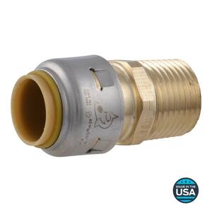 Simmons 1” Male NPT X 1” MIP Male Insert Adapter – Lead Free Red Brass, 4 Pack