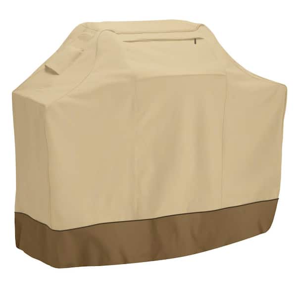 Classic Accessories Veranda 44 in. L x 22 in. D x 44 in. H BBQ Grill Cover in Pebble