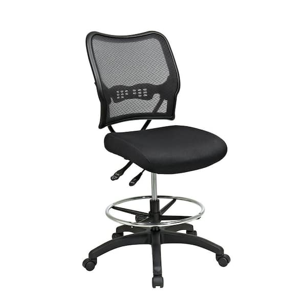 Office Star Products Deluxe Black AirGrid Back Drafting Chair
