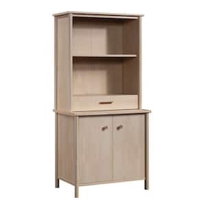 Whitaker Point 66 in. Natural Maple Accent Storage Cabinet with Doors and Hutch