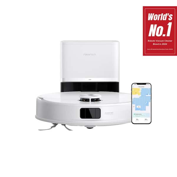 Q10 VFS+ 13. 9 in. Robotic Vacuum and Mop with Smart Navigation Auto Lifting Mop Multi-Surface in White
