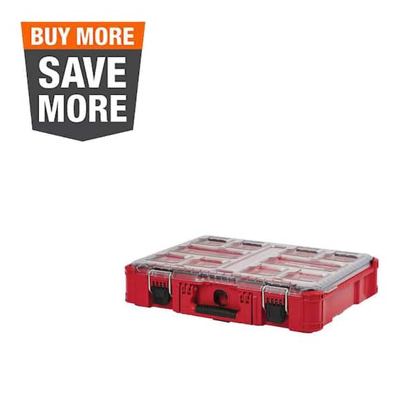 PACKOUT 11-Compartment Impact Resistant Portable Small Parts Organizer