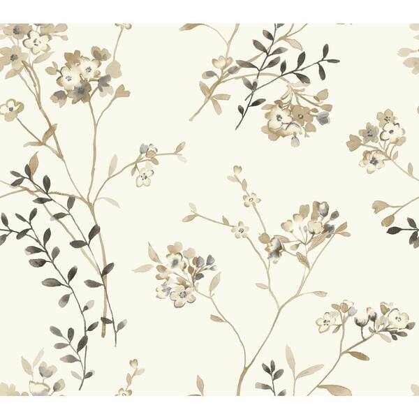 York Wallcoverings Watercolors Soft Blossoms Wallpaper