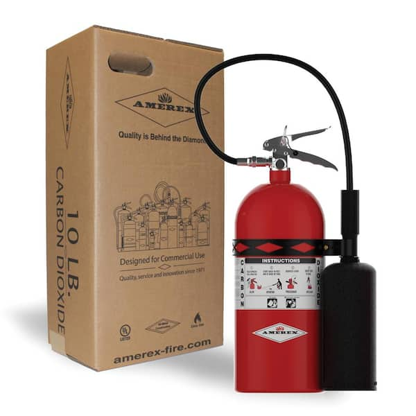 Amerex 10bc 10 Lbs Co2 Fire Extinguisher 330 The Home Depot 