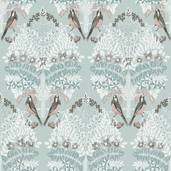 RoomMates Blue Multi Otis Peel and Stick Wallpaper