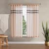 Jessica Simpson Milly Bling Sheer Tab Top Window Curtain Panel