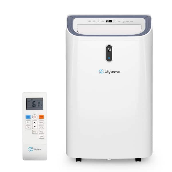 14,000 BTU Portable Air Conditioner-Cools rooms up to 700 sq. ft. 4-in-1 (AC, Heat, Dehumidifier, Fan) with Remote.