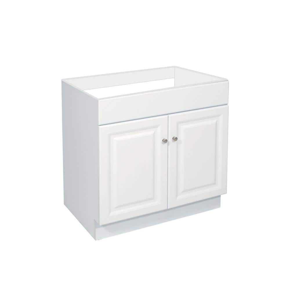 Wyndham 24-Inch White MDF Freestanding Bathroom Vanity Cabinet