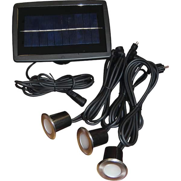 Taylor Made Solar LED Recessed Wired Light Set