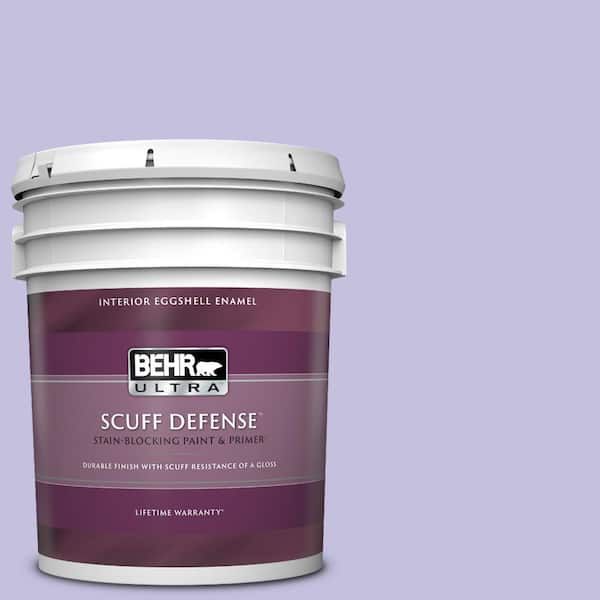 BEHR ULTRA 5 gal. #630A-3 Weeping Wisteria Extra Durable Eggshell Enamel Interior Paint & Primer