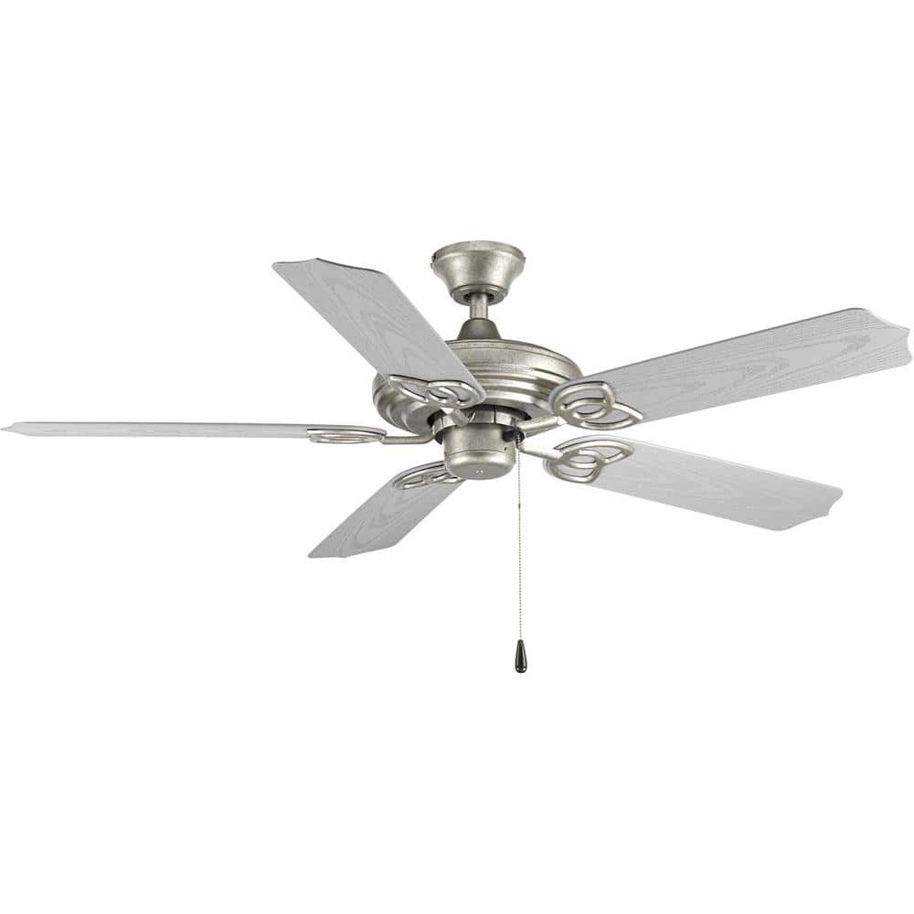 Progress Lighting Air Pro Collection 52 In Indoor Or Outdoor Galvanized Ceiling Fan P2502 141 The Home Depot