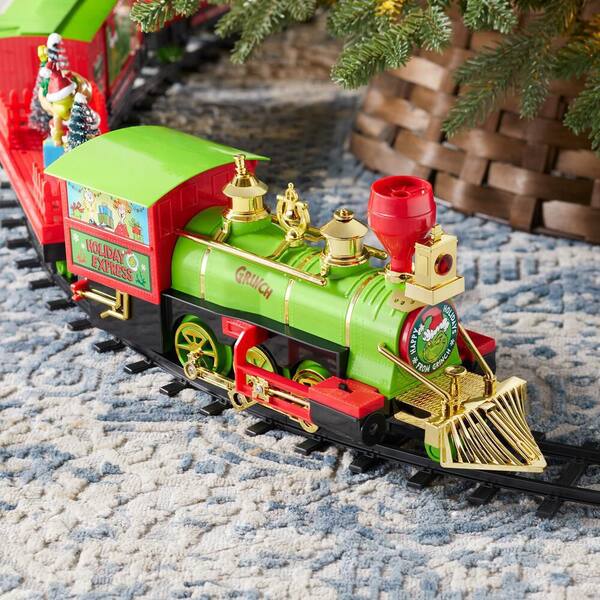 Grinch 36-Piece Battery Operated Grinch Holiday Express Train Set 25RZ29332