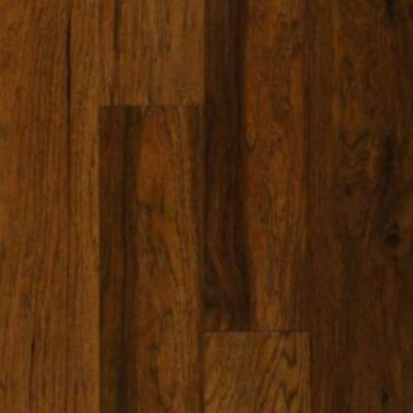 Armstrong Take Home Sample - American Vintage Vermont Syrup Hickory 3/8 in. T x 5 in. W T+G Hand Scraped Engineered Hardwood
