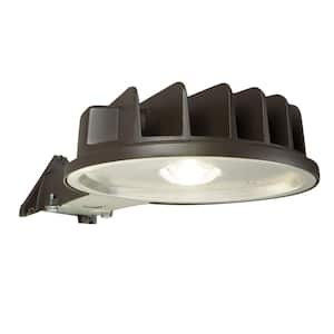 AL 150-Watt Equivalent Integrated LED Bronze Dusk to Dawn Area Light, 5000K