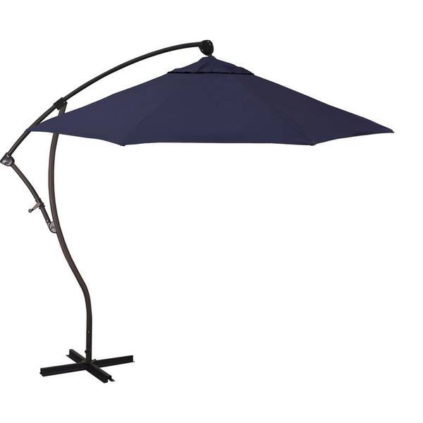 California Umbrella 9 ft. Bronze Aluminum Cantilever Patio Umbrella