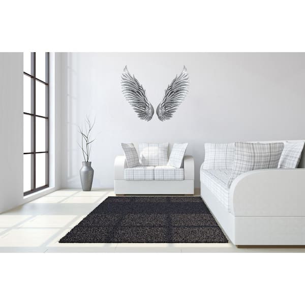 Classy Art Chic Silver Wings Mixed Metal Media Wall Art SH1400