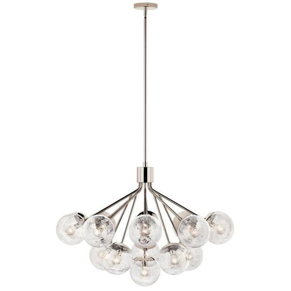 Kichler Silvarious 16-Light Polished Nickel Modern/Contemporary Chandelier