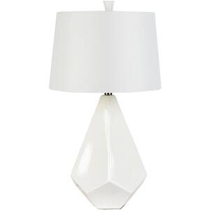 Eckert 27 in. White Indoor Table Lamp