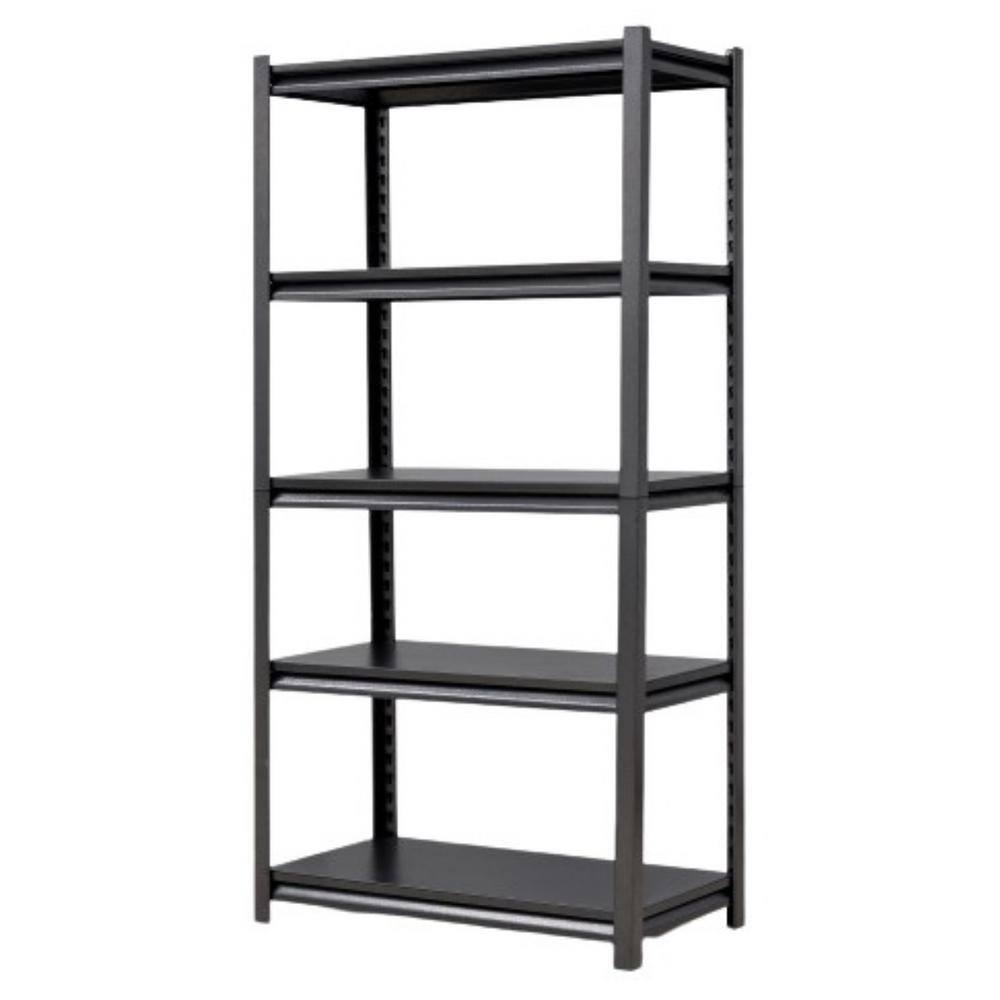 Aoibox 5Shelf Black/Gray Adjustable Heavy Duty Metal Shelving/Kitchen Pantry SNSA043KI003