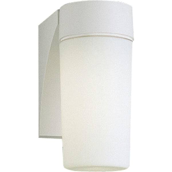 Progress Lighting Hard-Nox Collection White 1-light Wall Lantern-DISCONTINUED
