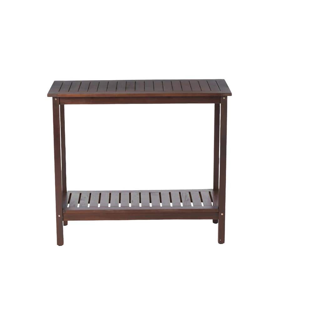 42 x 18 in. Outdoor Potting Bench Wooden Workstation for Garden Balcony Gar