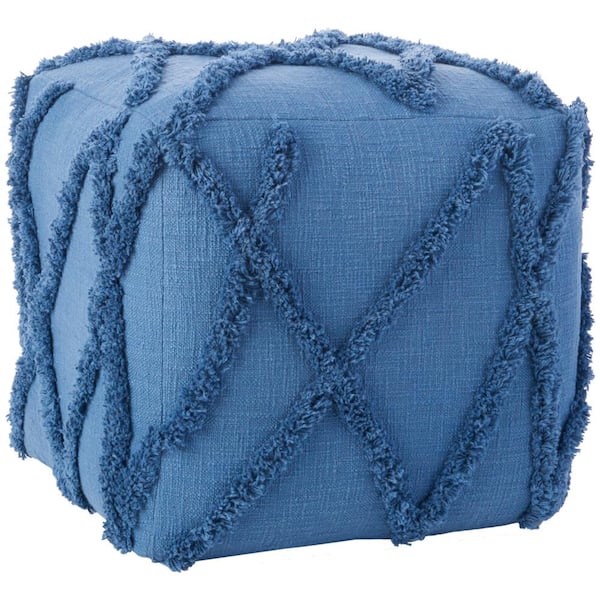Mina Victory Lifestyles Blue 16 in. x 16 in. Throw Pillow