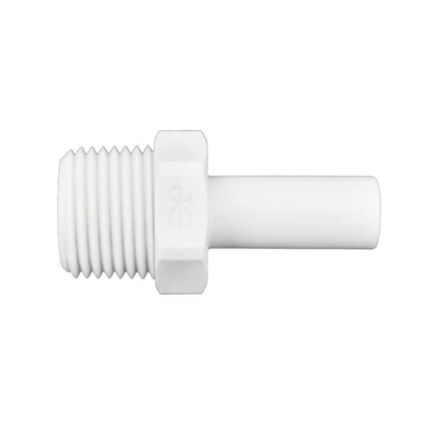 John Guest 3/8 in. Push-to-Connect Stem Adapter Fitting (10-Pack)
