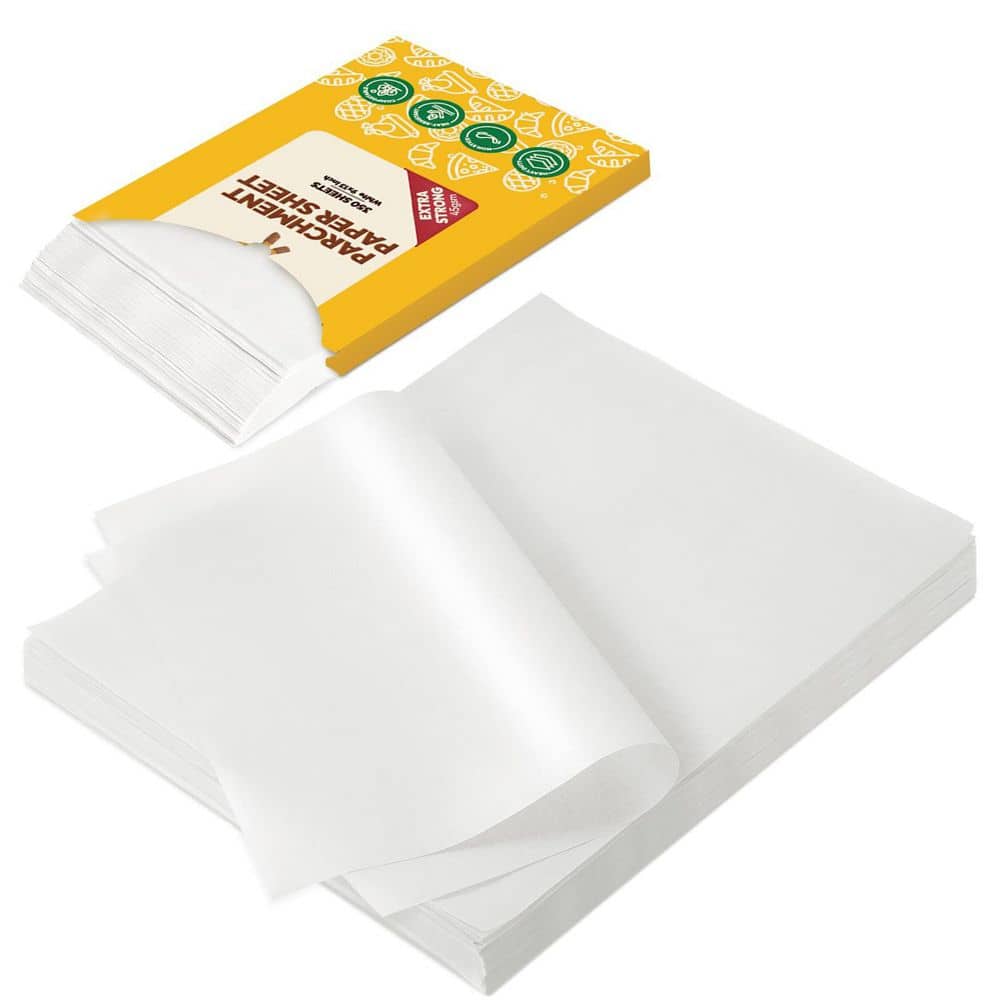 350-Piece 9 in. x 13 in. Heavy Duty Flat Parchment Paper, Parchment Paper Sheets for Baking Cookies, and Cooking
