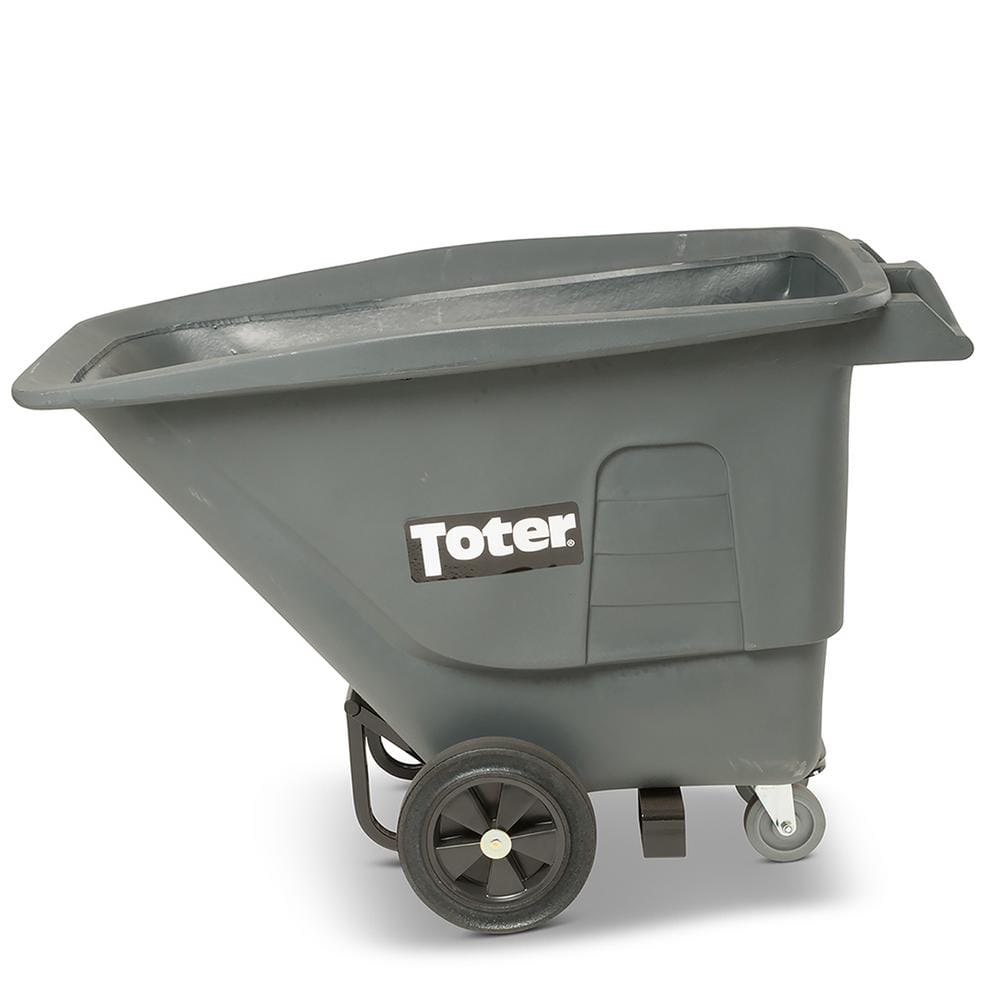 Toter 1/2 Cubic Yard 400 lbs. Capacity Utility Duty Tilt Truck - Gray ...