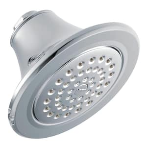 Icon 1-Spray Pattern 5.88 in. Wall Mount Fixed Shower Head in Chrome