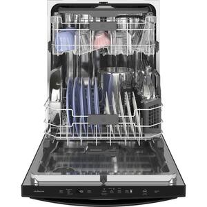 Adora 24 in. Black Top Control Smart Built-In Tall Tub Dishwasher with Stainless Steel Tub, 3rd Rack, and 48 dBA