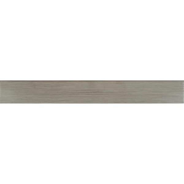 Metro Charcoal Bullnose 3 in. x 24 in. Matte Porcelain Wall Tile (12 pieces / 24 lin. ft. /Case)